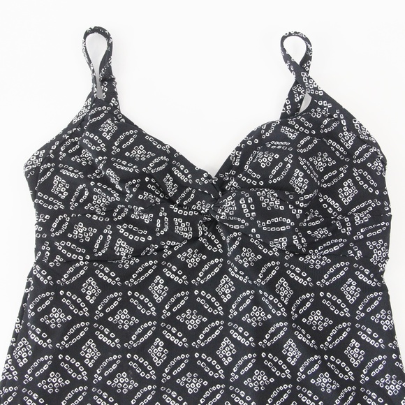 Lands' End Swimsuit sz 8 Women Tankini Top Underwire Swimming - Picture 5 of 7